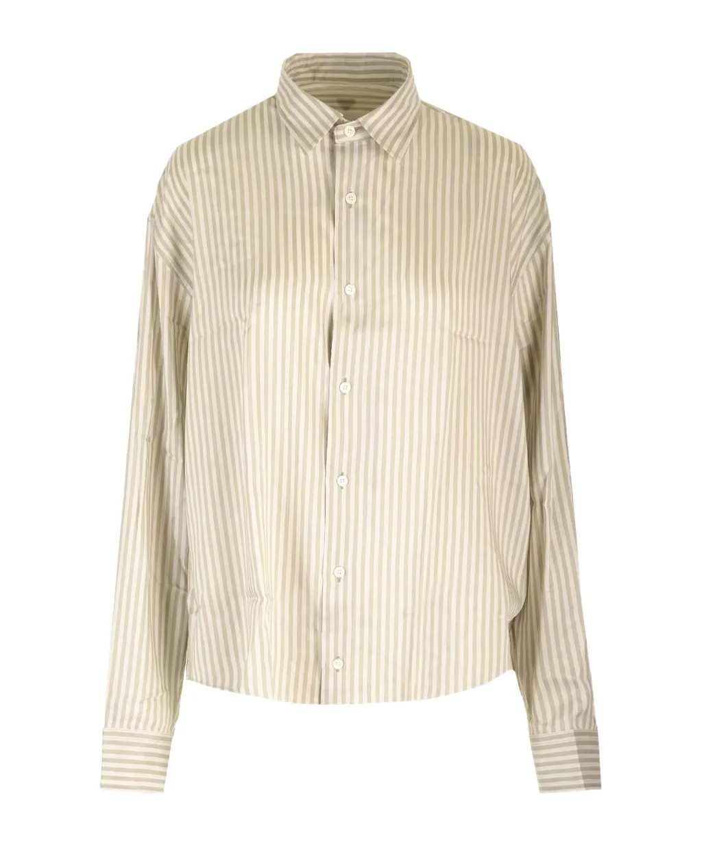 Ami De Coeur Striped Button-Up Shirt