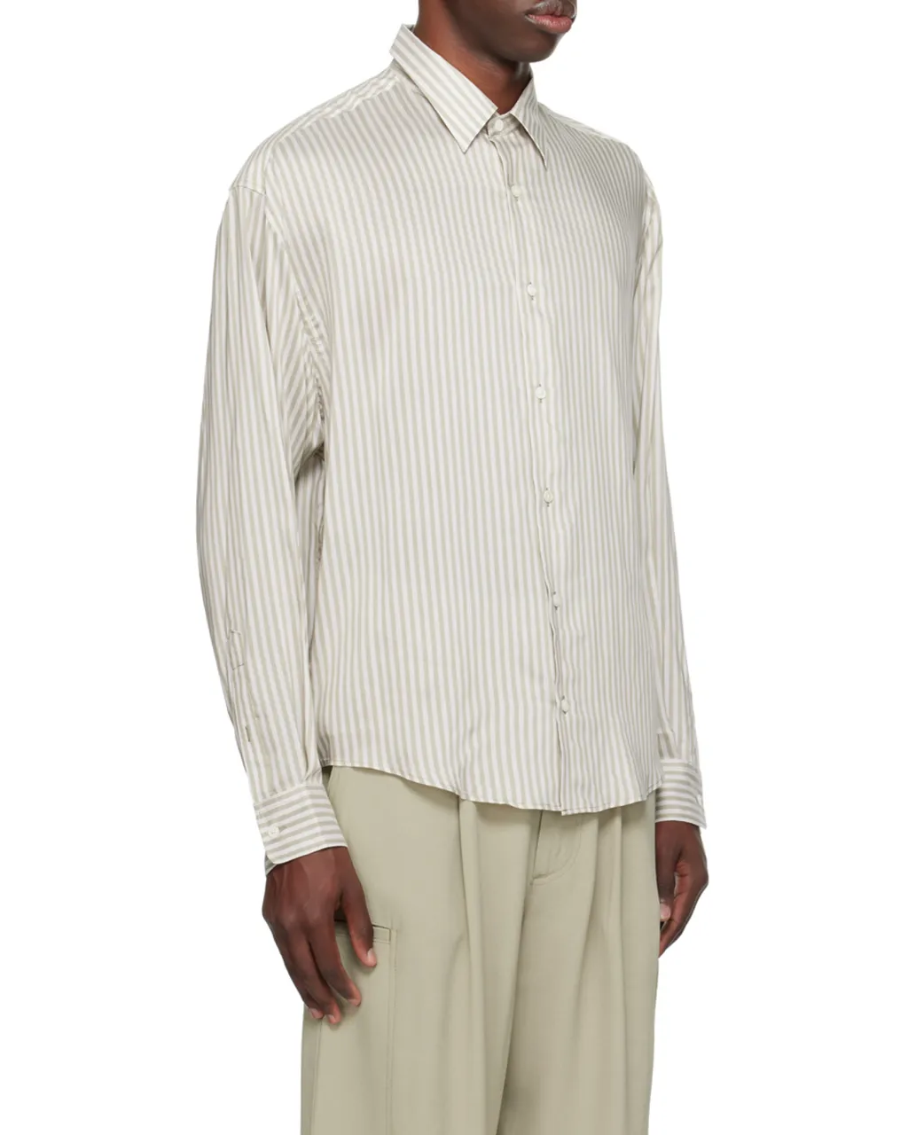 Ami De Coeur Striped Button-Up Shirt