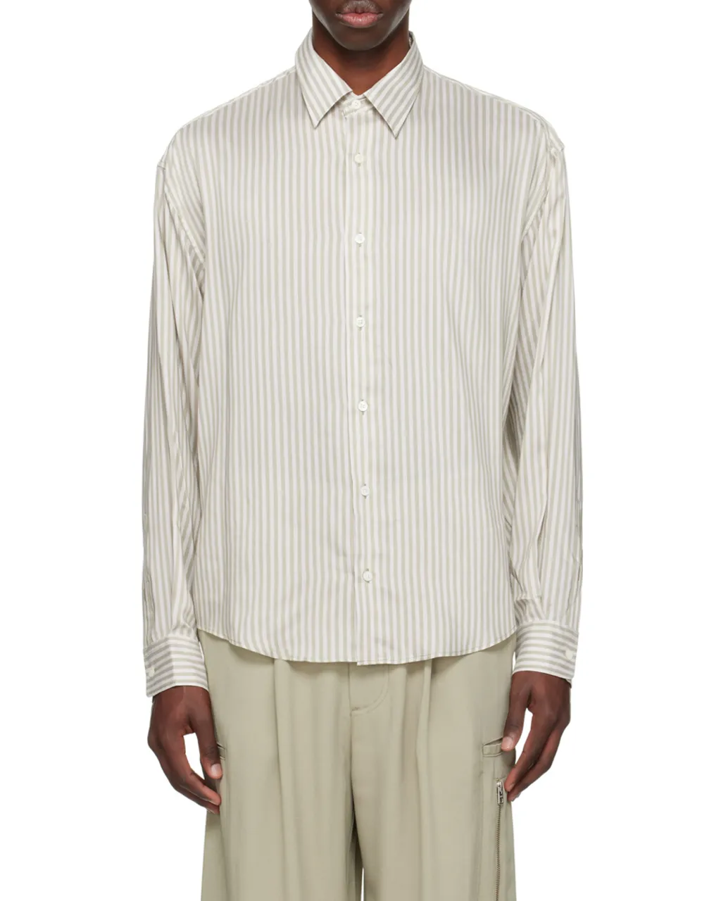 Ami De Coeur Striped Button-Up Shirt