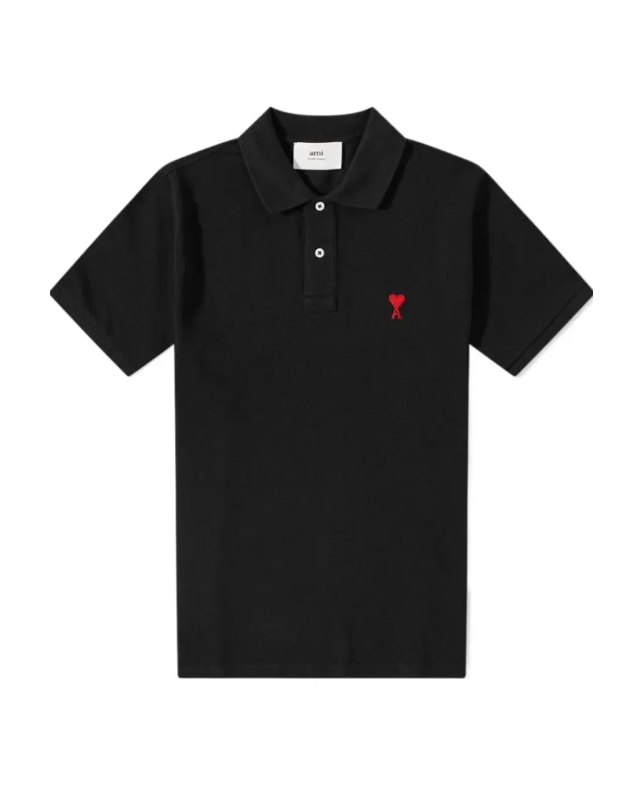 Ami De Coeur Logo Embroidered Short-Sleeved Polo Shirt