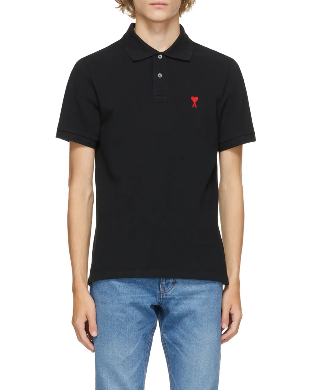 Ami De Coeur Logo Embroidered Short-Sleeved Polo Shirt
