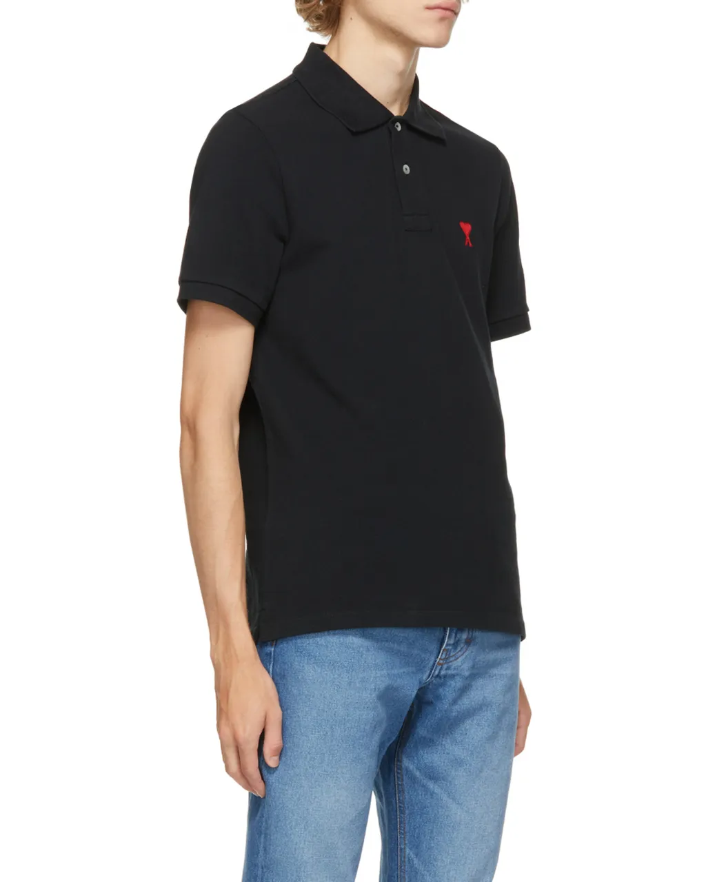 Ami De Coeur Logo Embroidered Short-Sleeved Polo Shirt