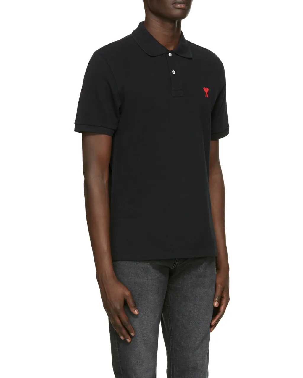 Ami De Coeur Logo Embroidered Short-Sleeved Polo Shirt