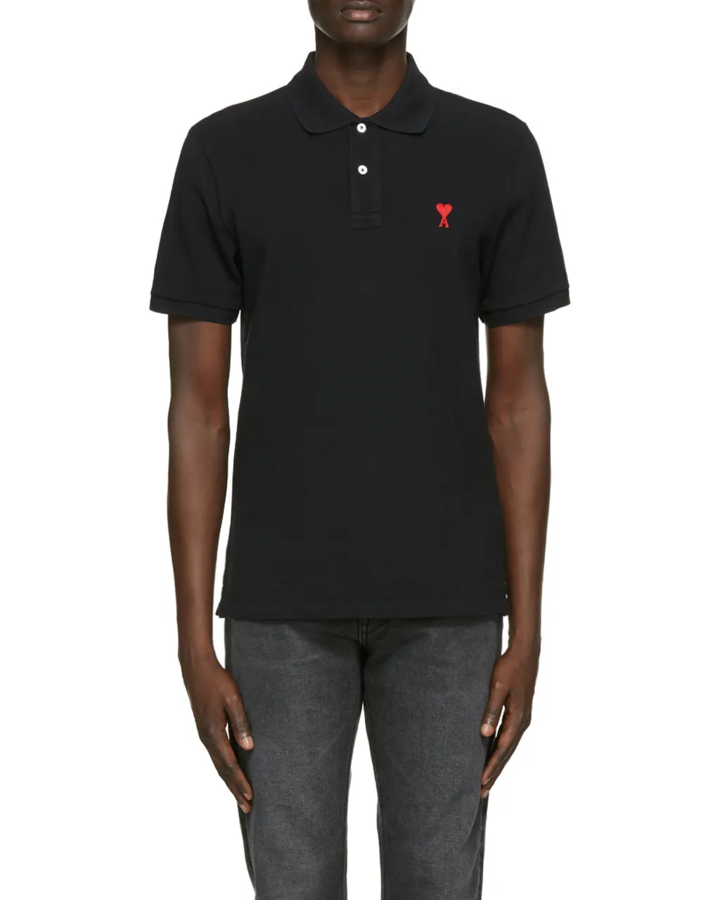 Ami De Coeur Logo Embroidered Short-Sleeved Polo Shirt