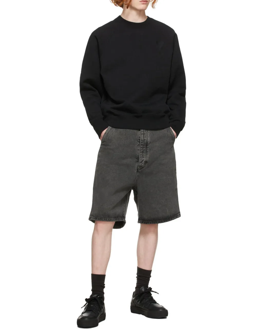 Logo Embroidered Crewneck Sweatshirt