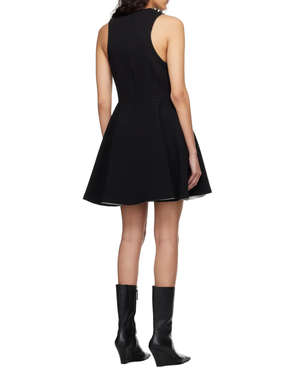 Flared Sleeveless Dress