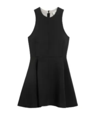 Flared Sleeveless Dress