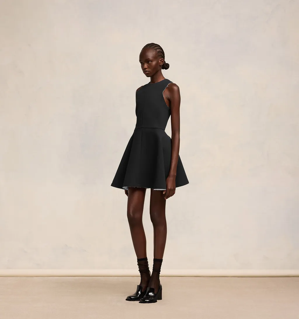Flared Sleeveless Dress