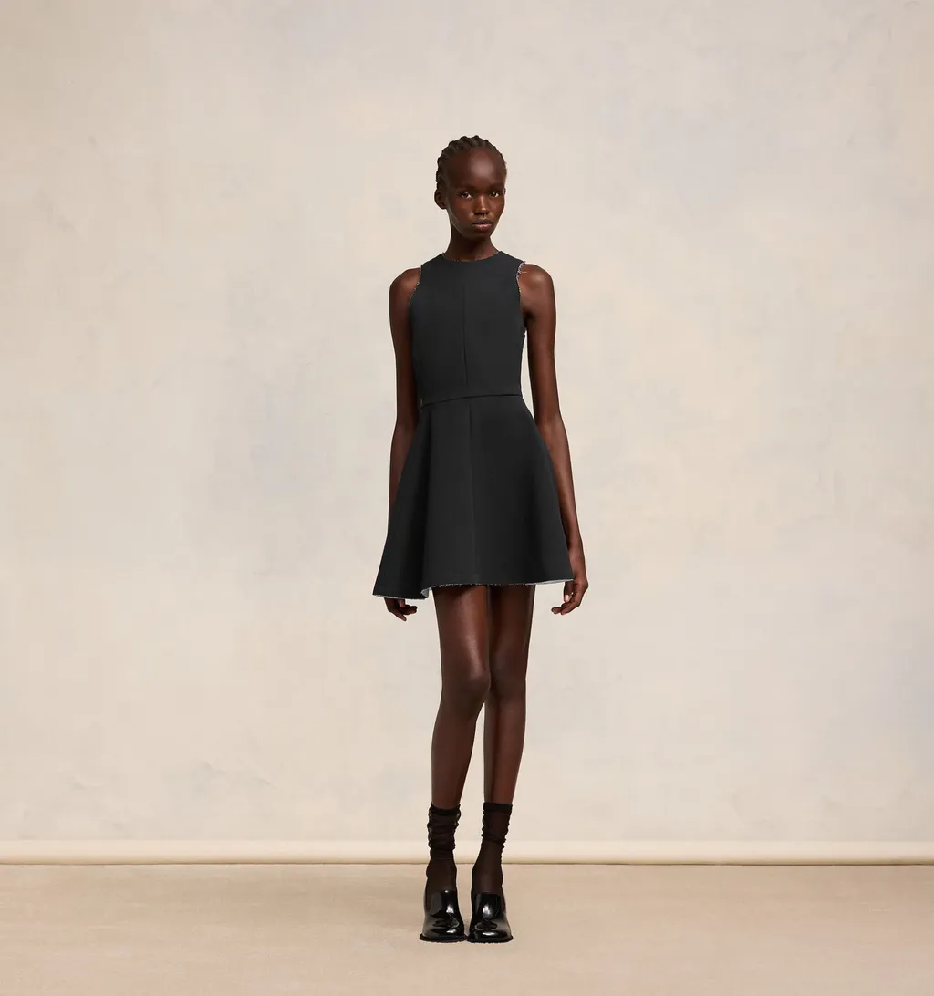 Flared Sleeveless Dress