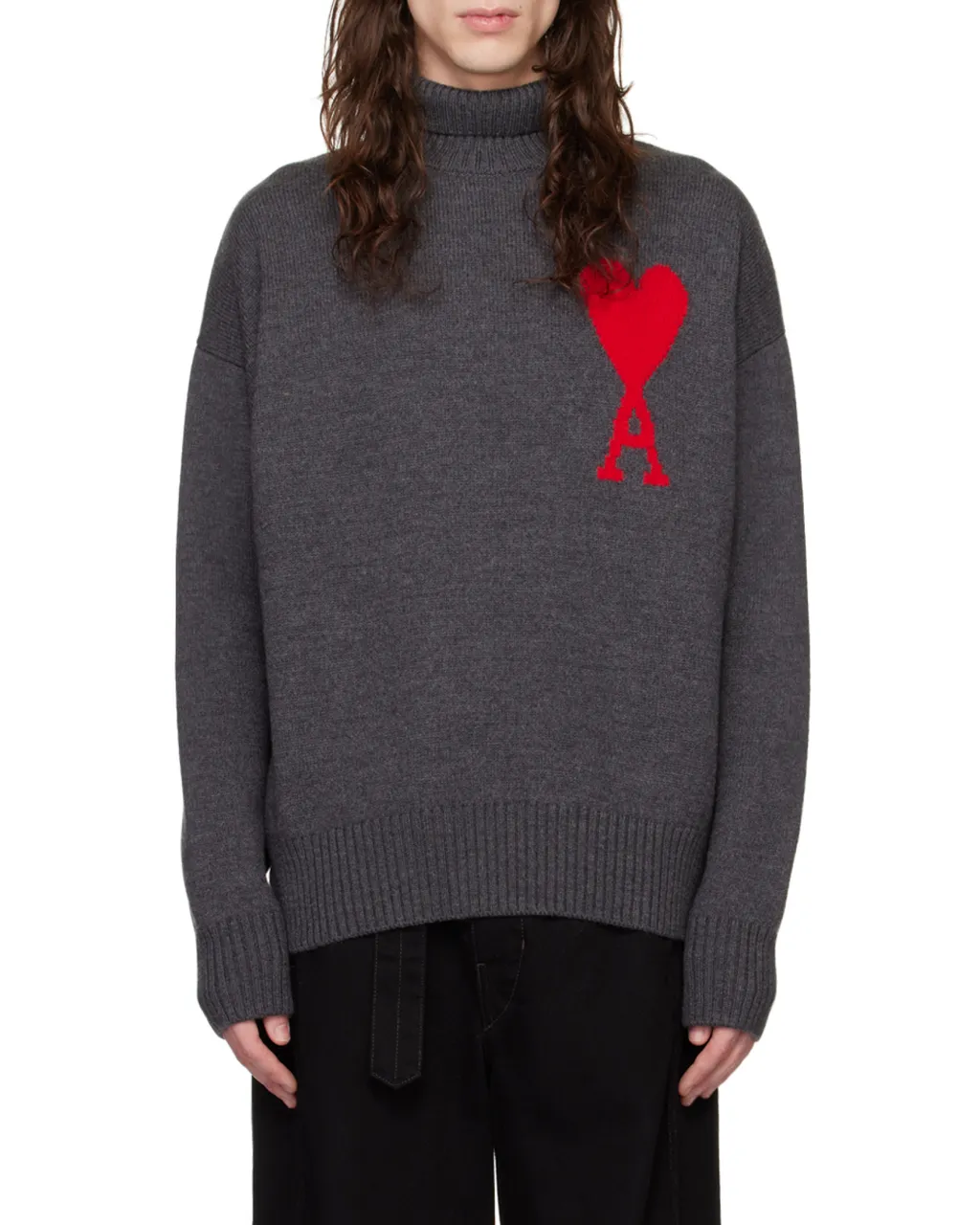 Ami De Coeur Roll Neck Knitted Jumper