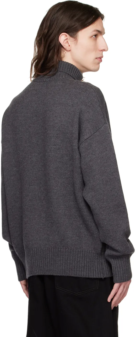 Ami De Coeur Roll Neck Knitted Jumper
