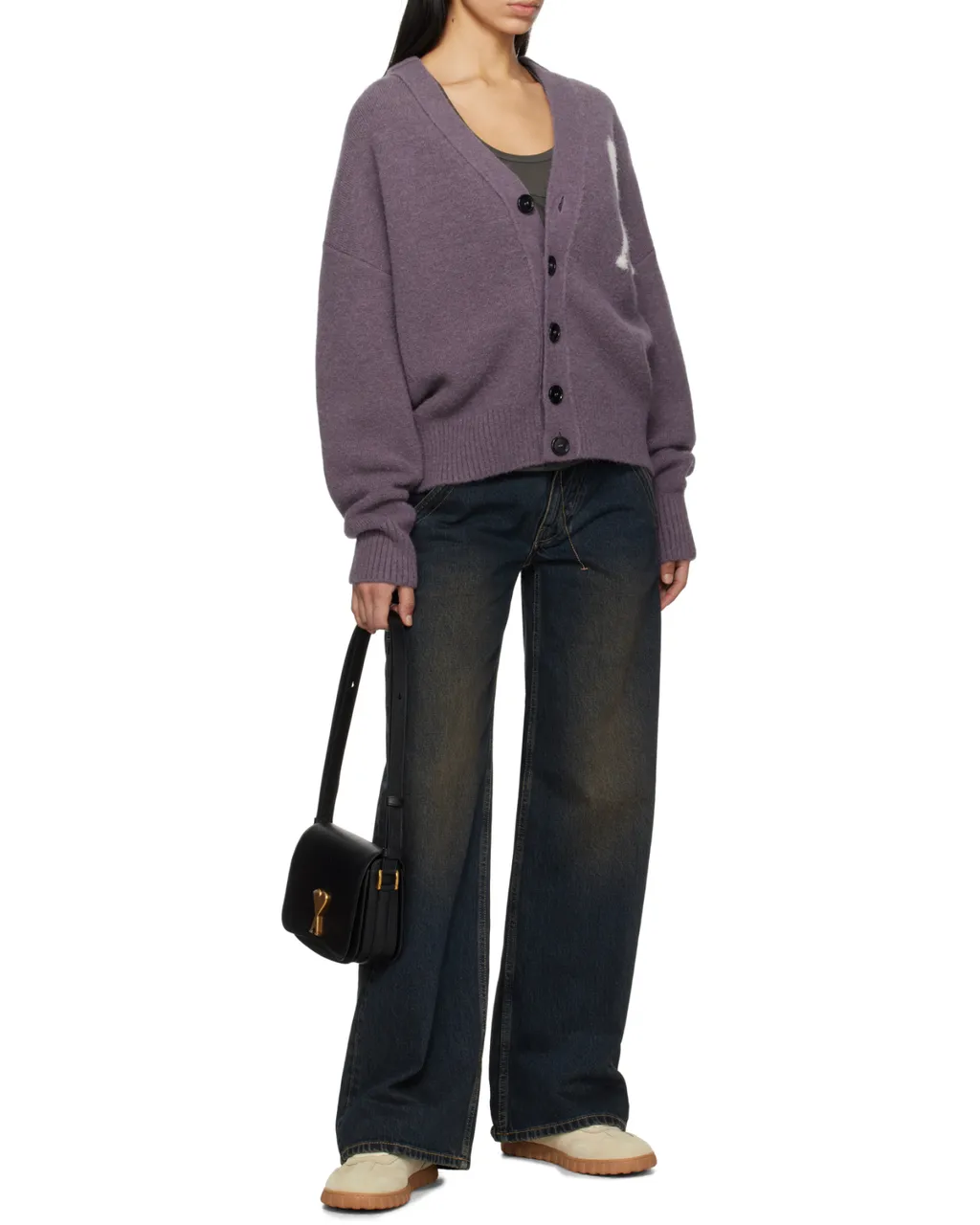 Ami De Coeur Logo Plaque Shoulder Bag