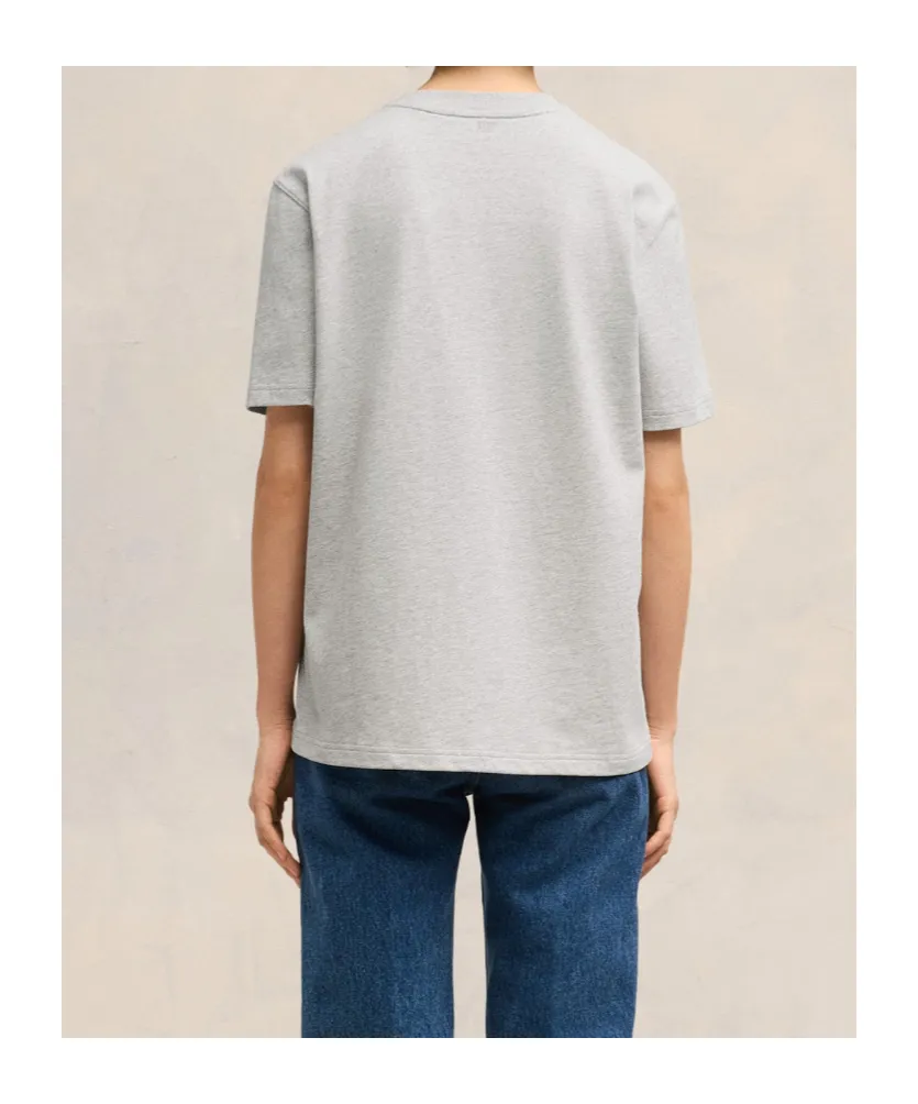 Ami De Coeur Logo Embossed Crewneck T-Shirt