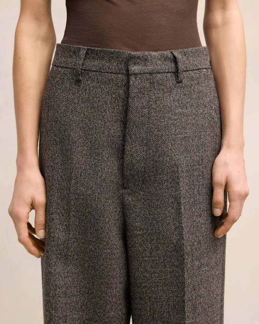 Wide-Leg Fit Trousers