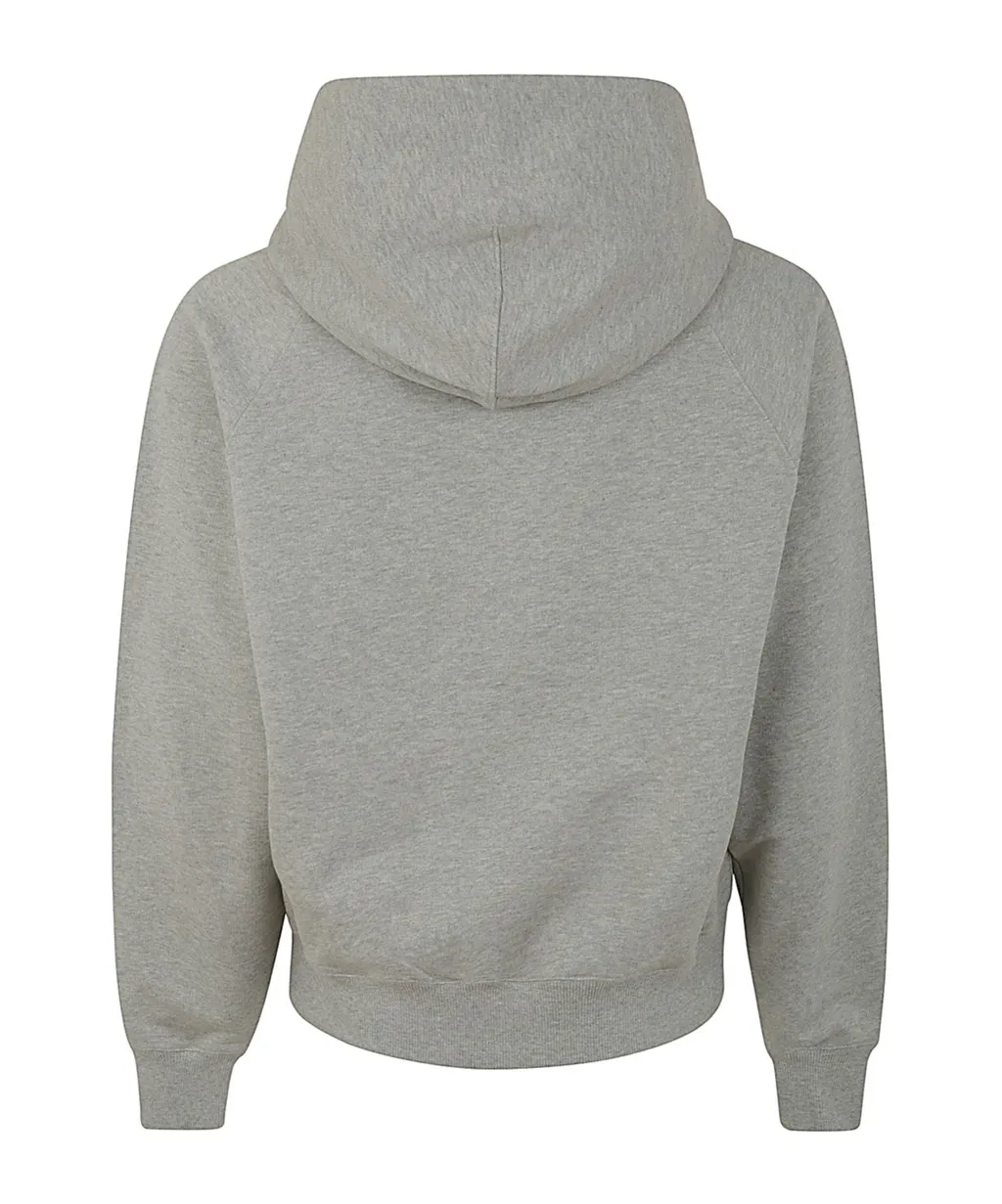 Logo Printed Drawstring Hoodie