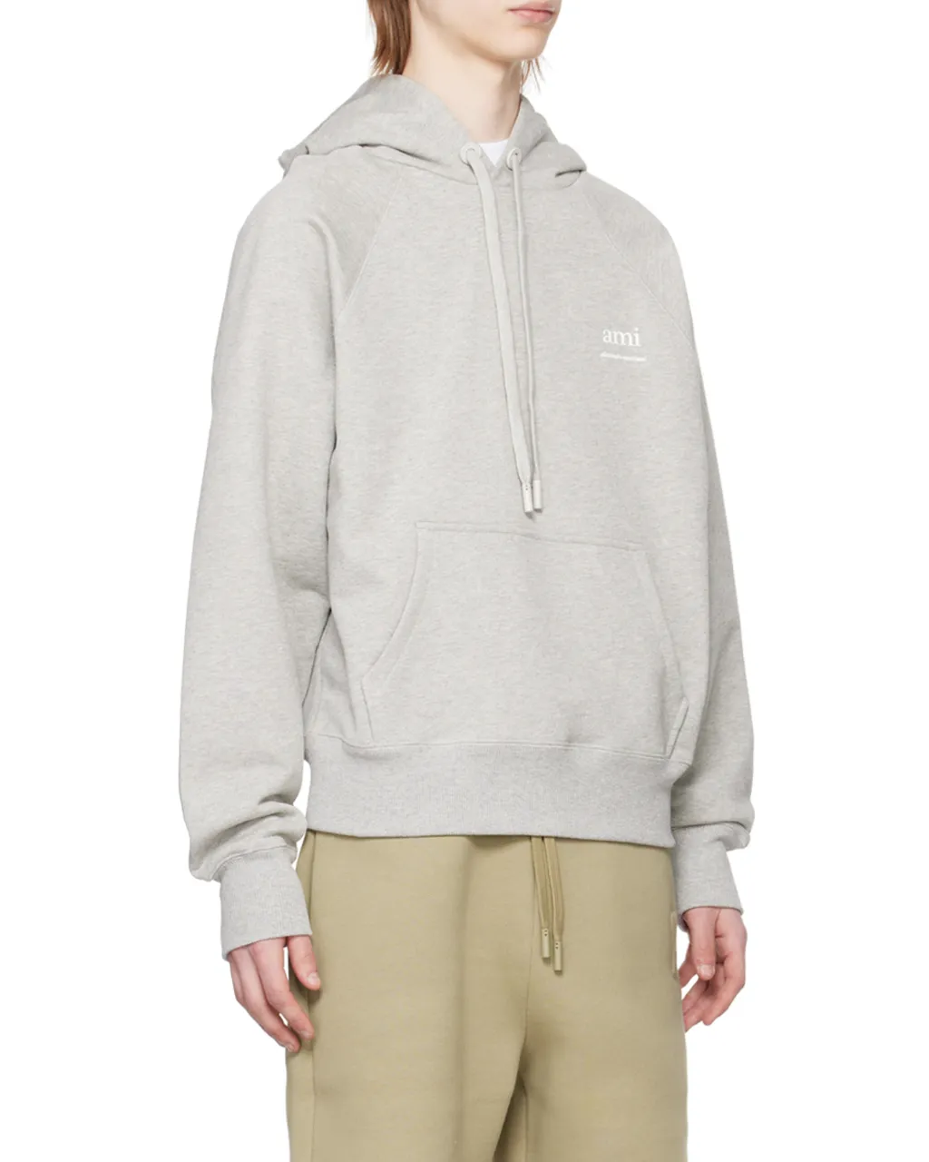 Logo Printed Drawstring Hoodie