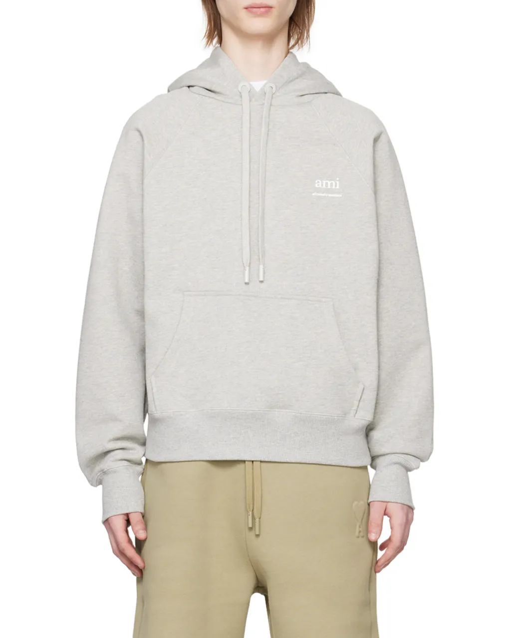 Logo Printed Drawstring Hoodie