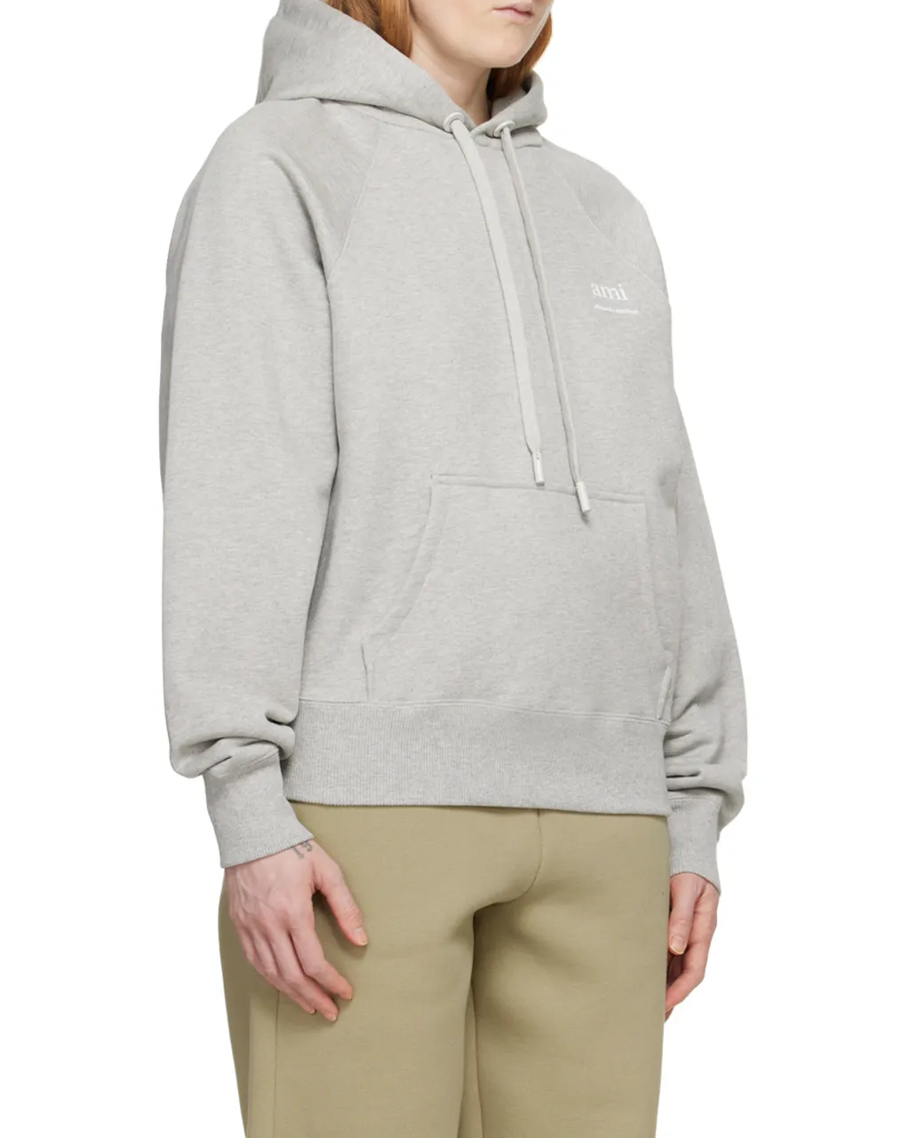 Logo Printed Drawstring Hoodie