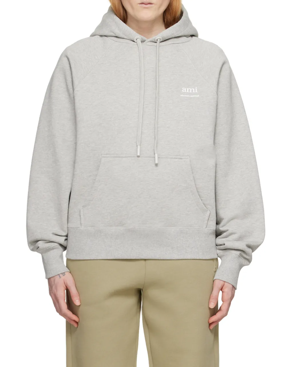 Logo Printed Drawstring Hoodie