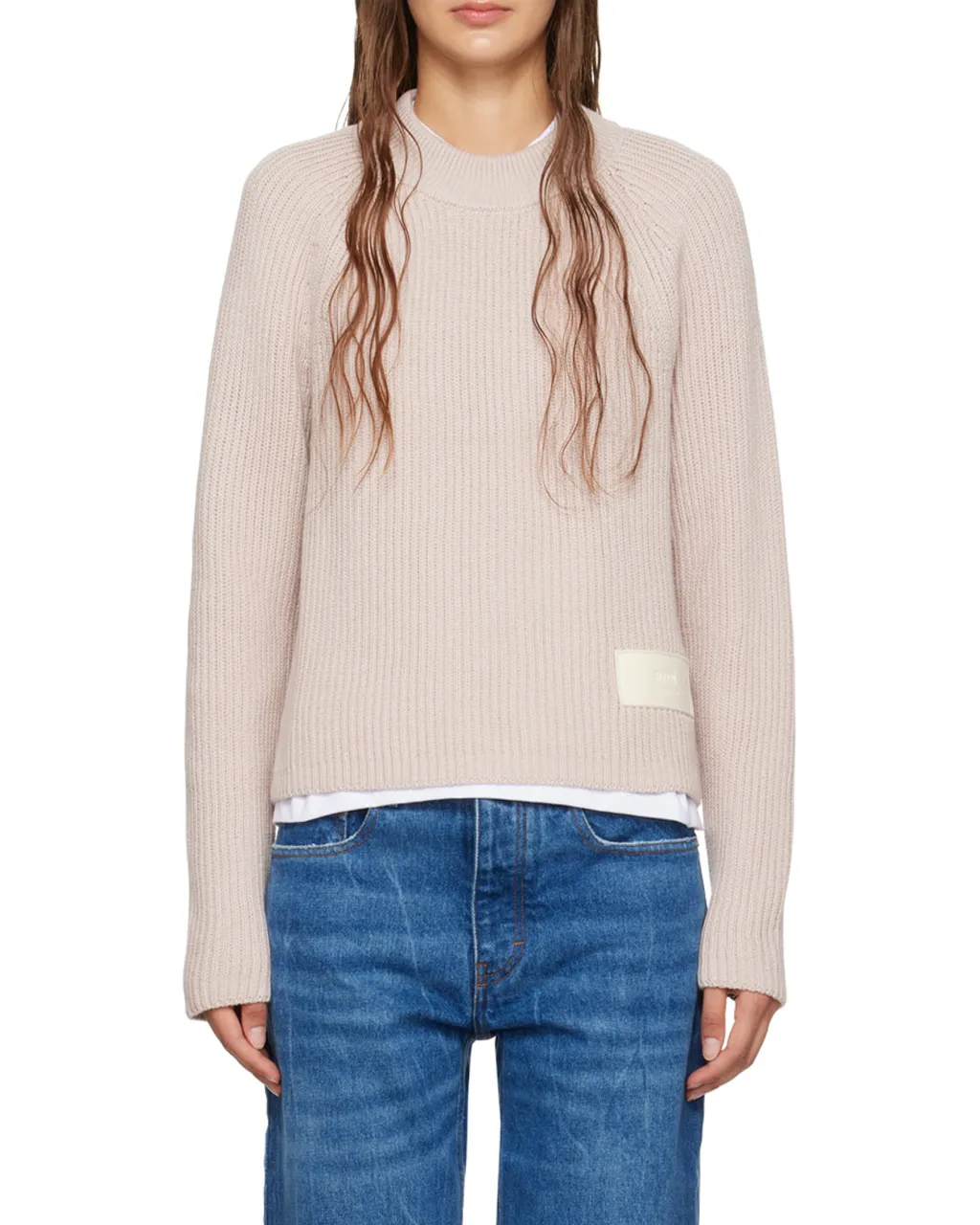 Logo Patch Crewneck Jumper