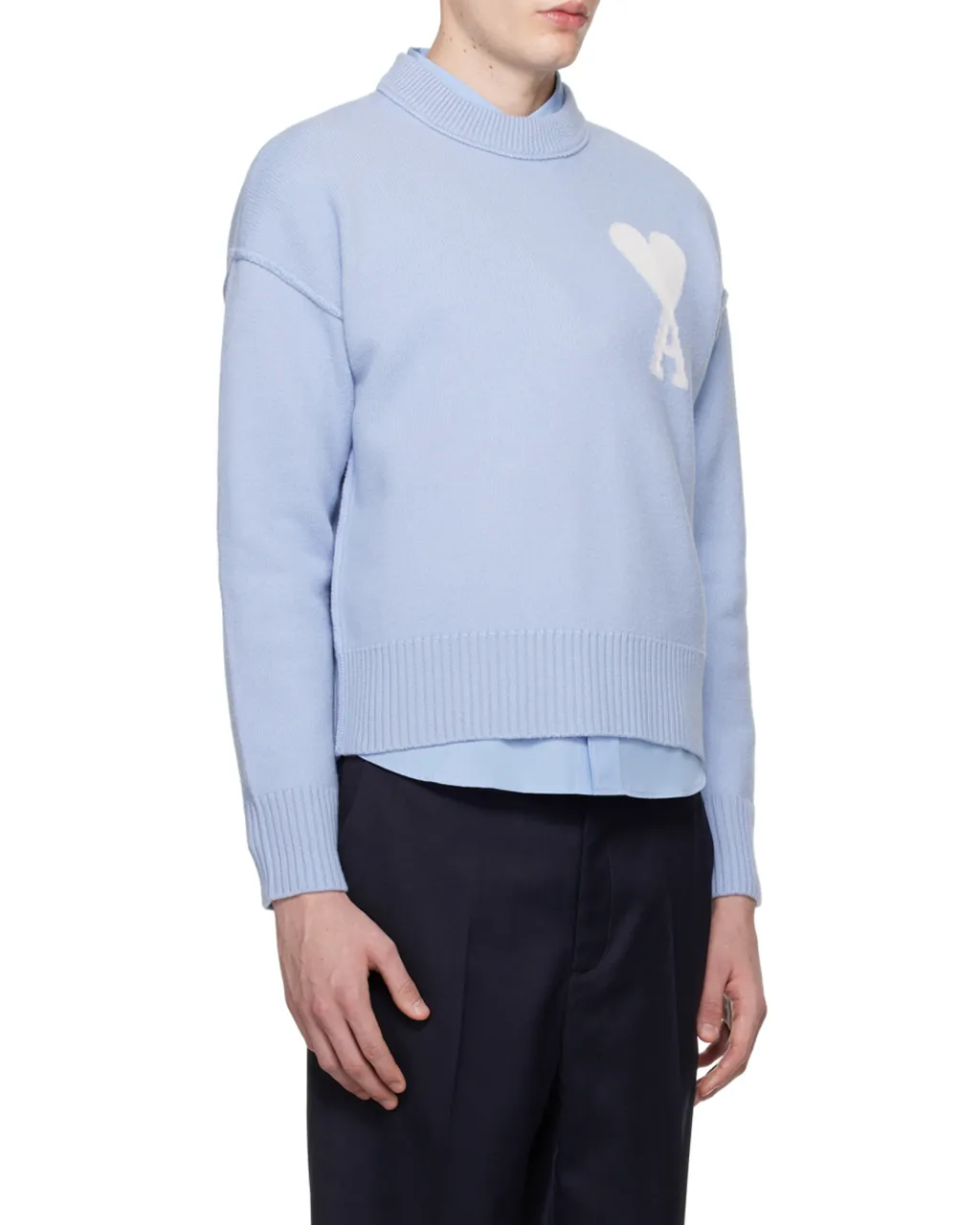 Logo Intarsia Crewneck Jumper