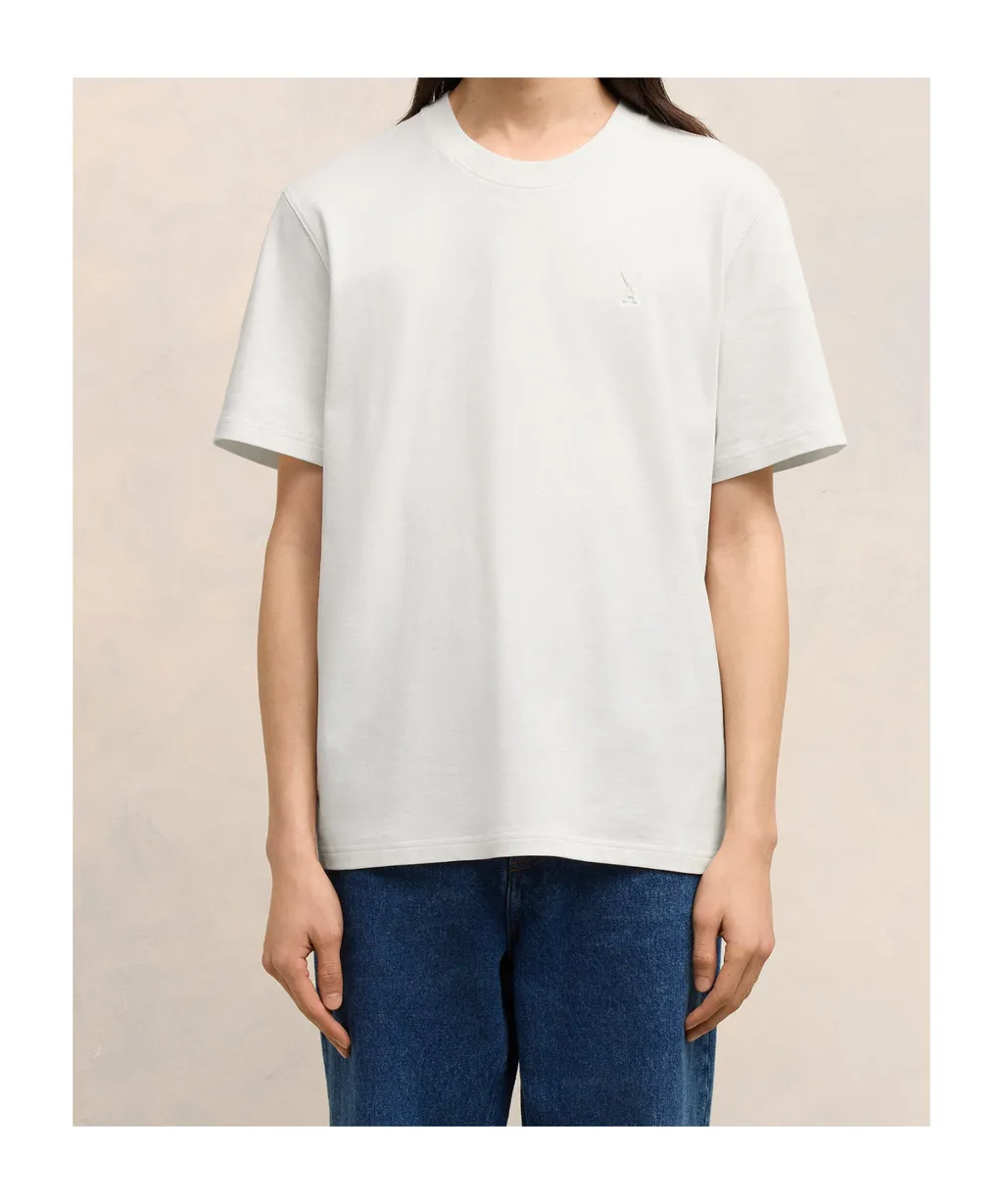Logo Embossed Crewneck T-Shirt