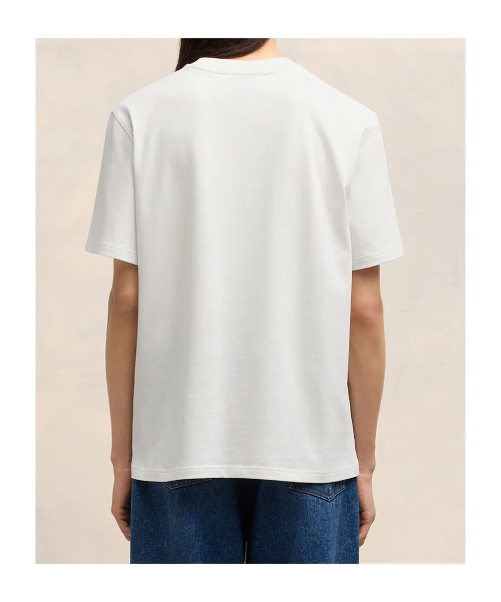 Logo Embossed Crewneck T-Shirt