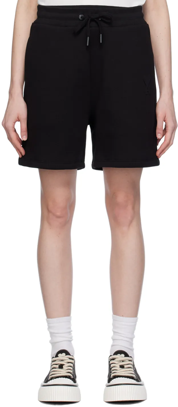 Ami De Coeur Logo Embossed Drawstring Shorts