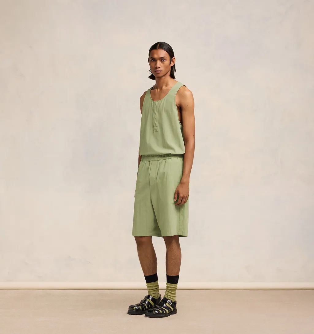 Logo Plaque Bermuda Shorts