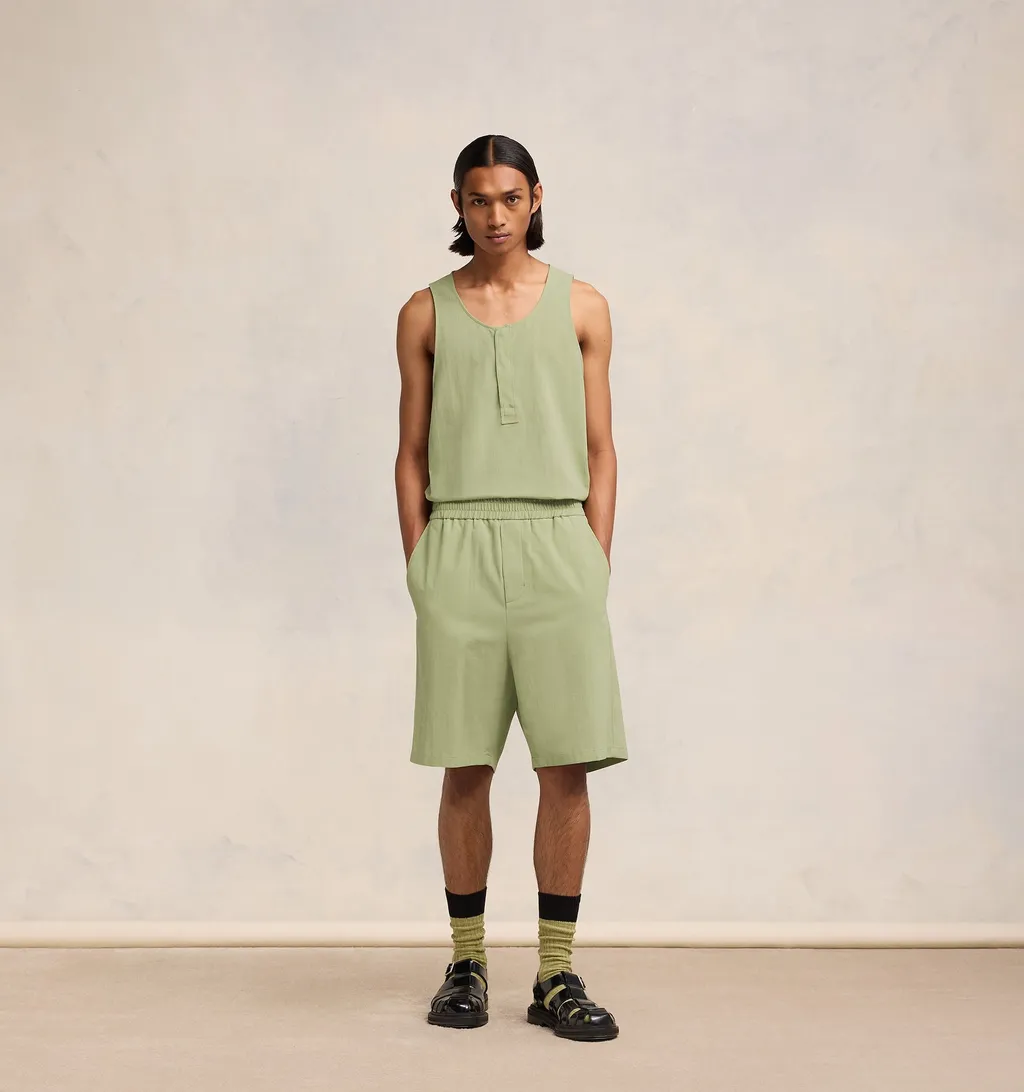 Logo Plaque Bermuda Shorts