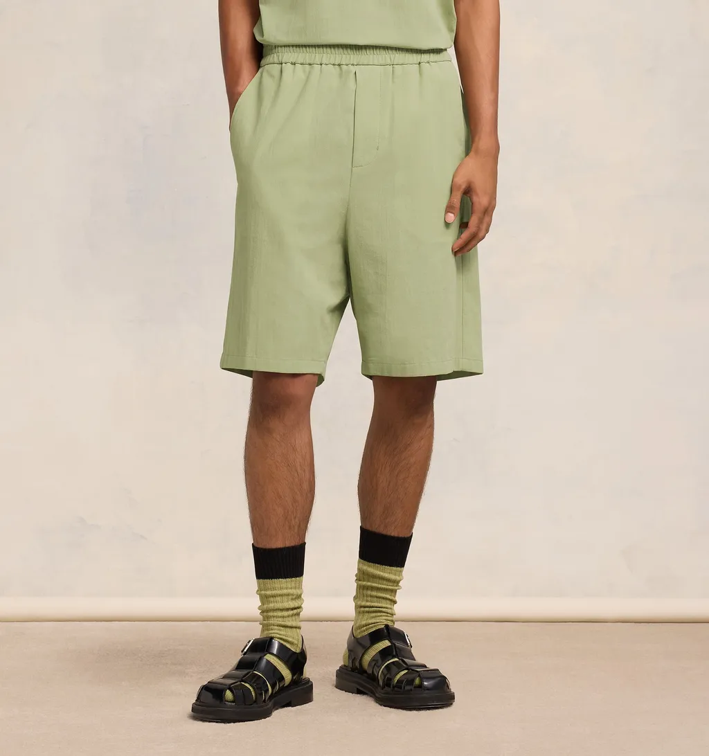 Logo Plaque Bermuda Shorts