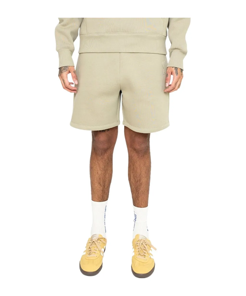 Logo Embroidered Drawstring Knitted Shorts