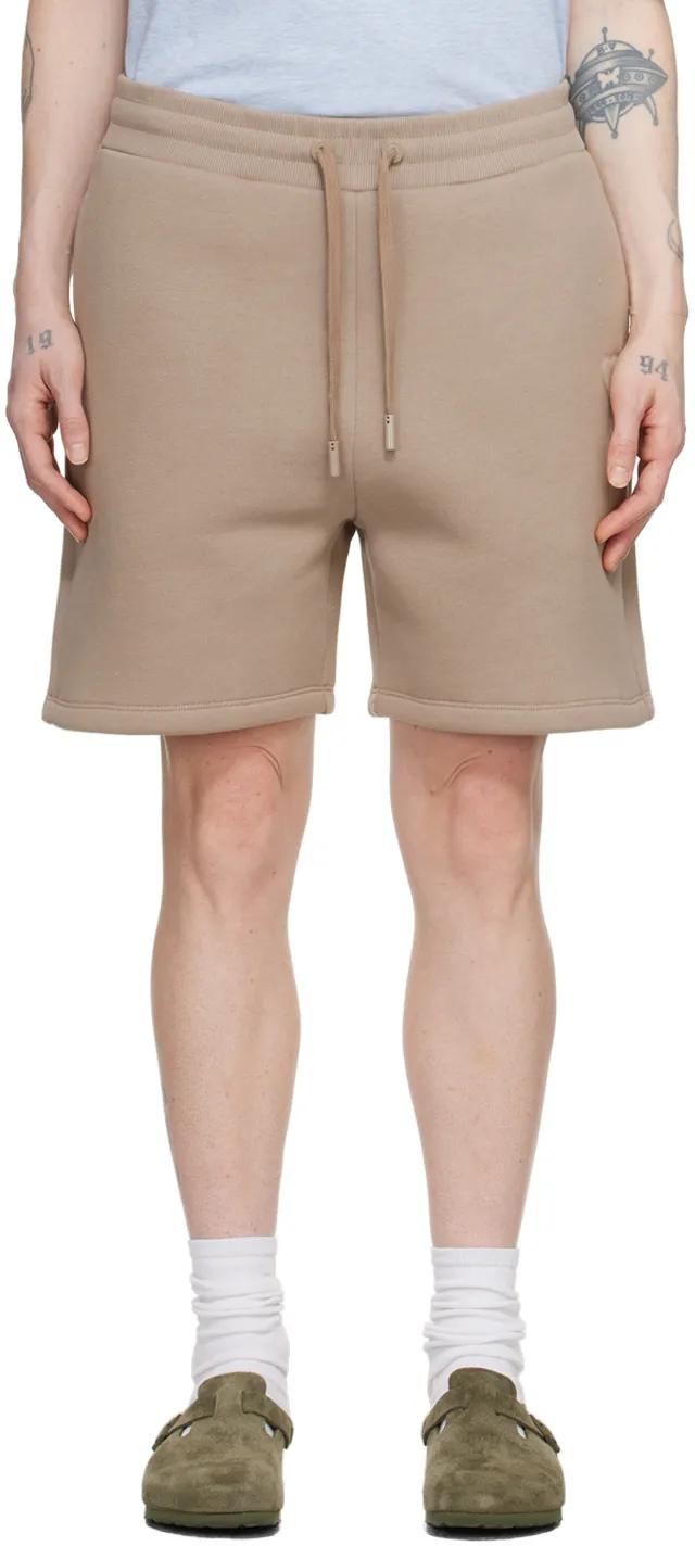 Logo Embossed Drawstring Shorts