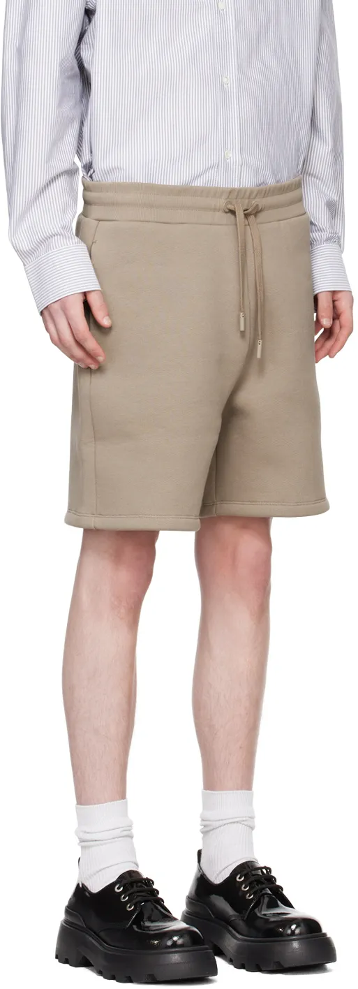 Logo Embossed Drawstring Shorts