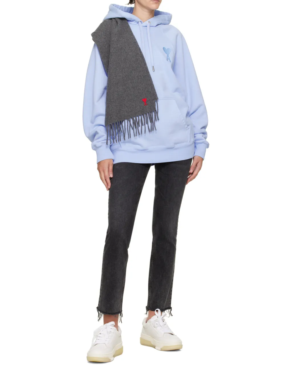 Ami De Coeur Fringed Scarf