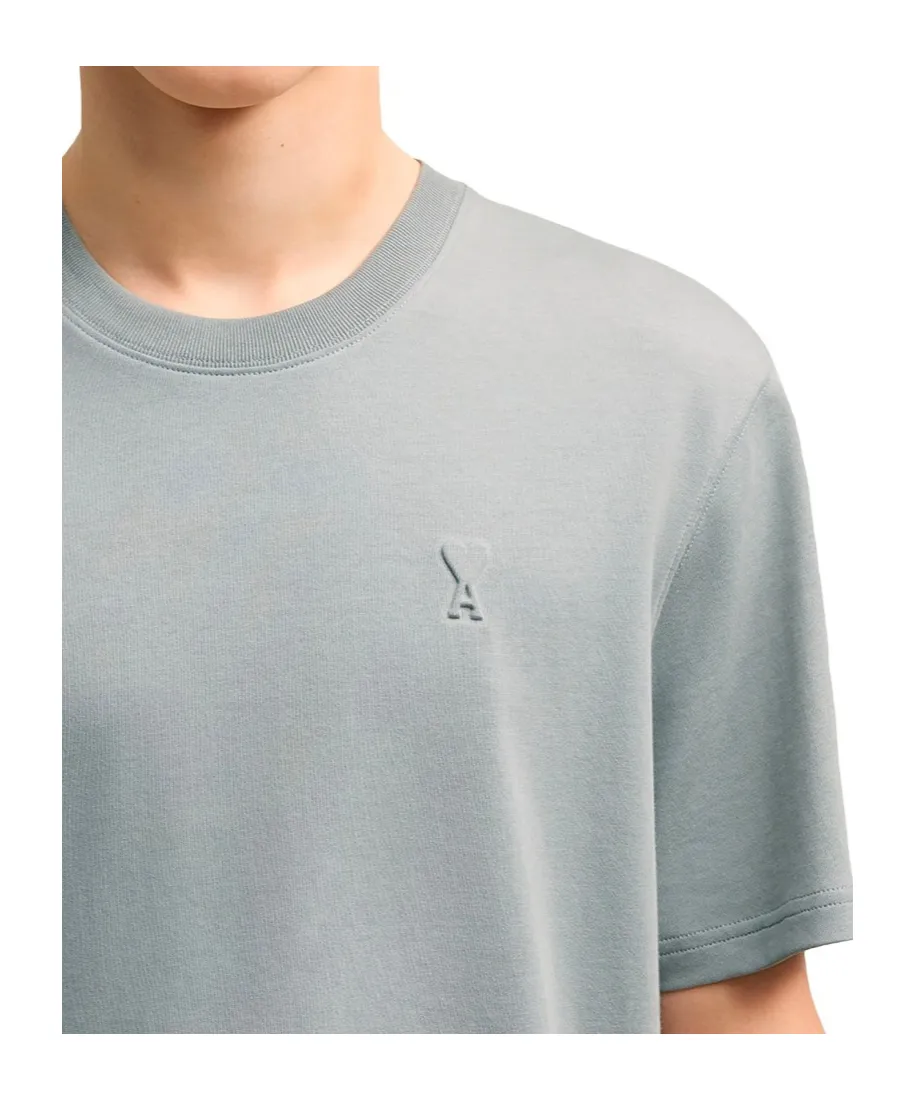 Logo Embossed Crewneck T-Shirt