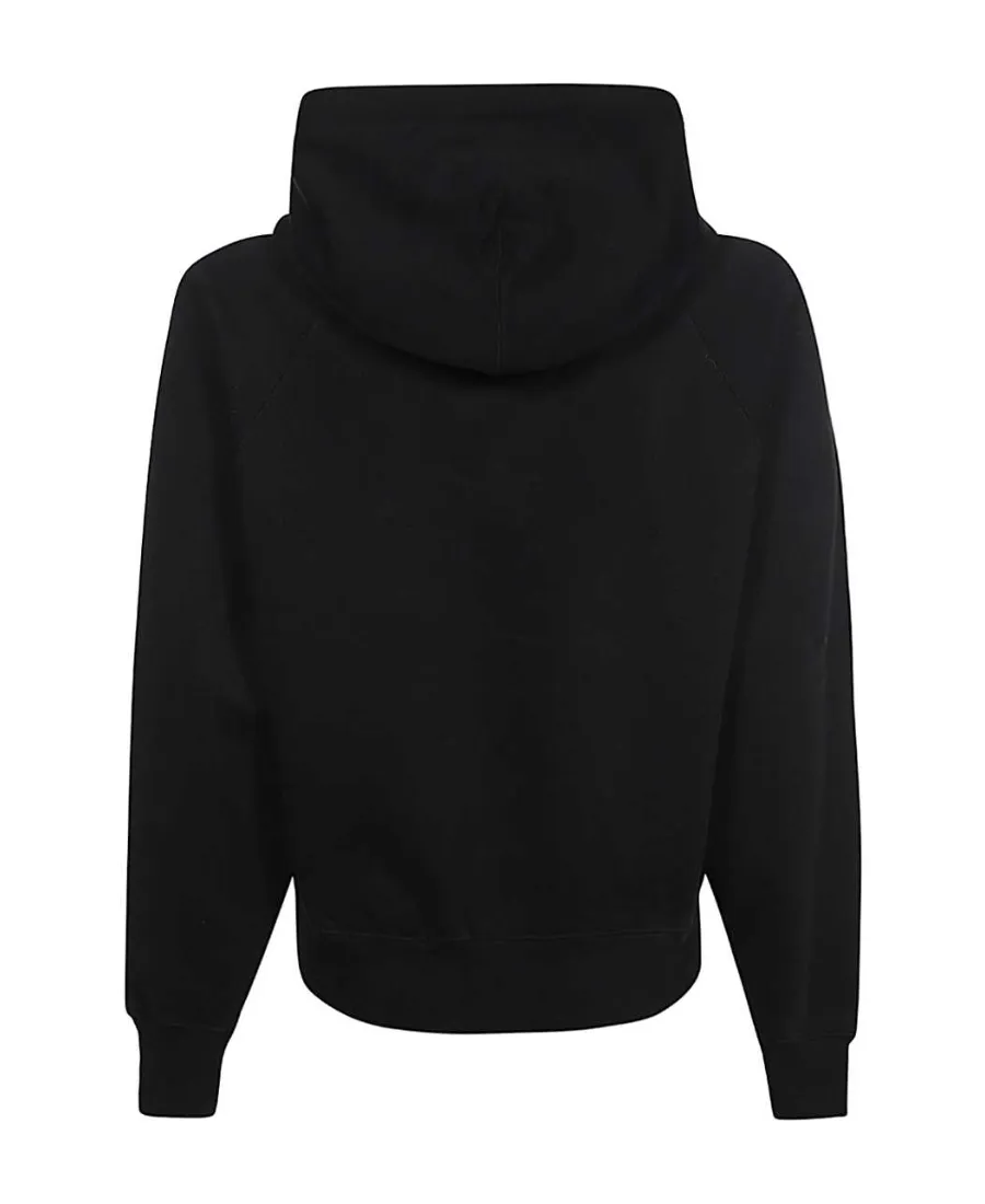 Ami De Coeur Logo Embroidered Zip-Up Hoodie