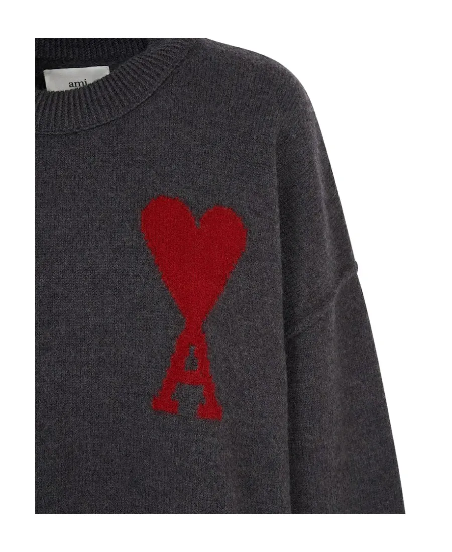 Ami De Coeur Crewneck Long-Sleeved Jumper
