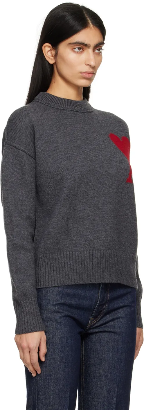 Ami De Coeur Crewneck Long-Sleeved Jumper