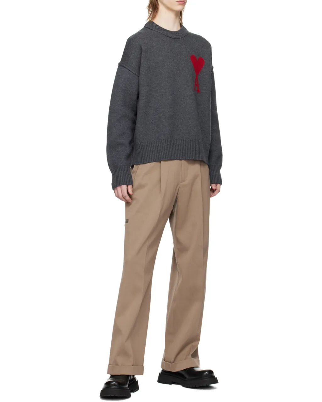 Ami De Coeur Crewneck Long-Sleeved Jumper