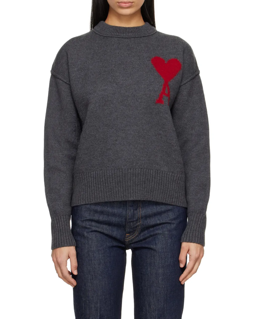 Ami De Coeur Crewneck Long-Sleeved Jumper
