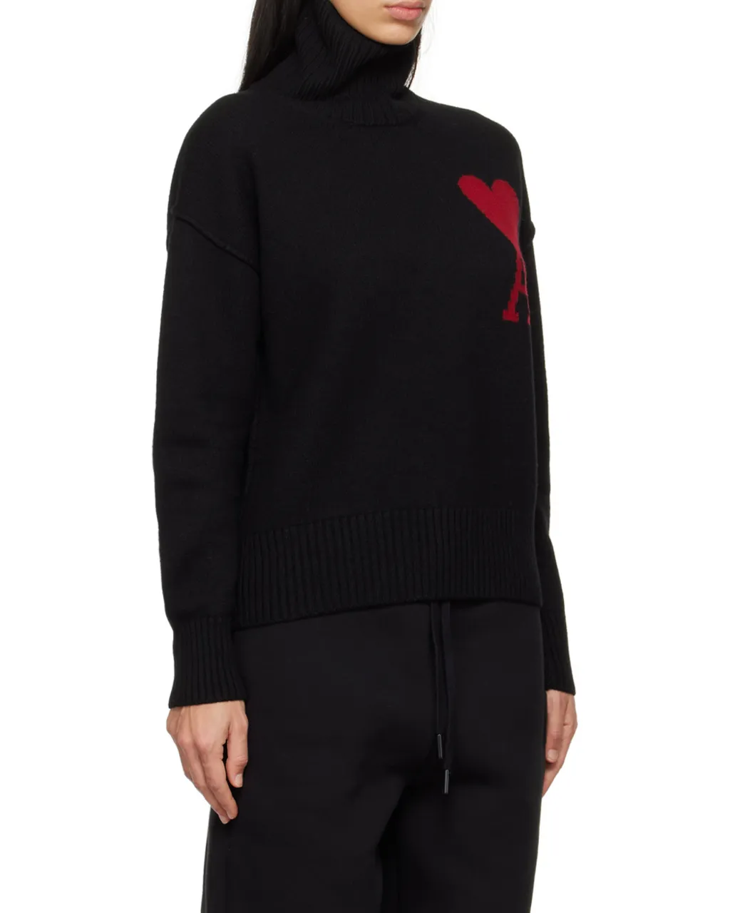 Roll-Neck Knitted Jumper