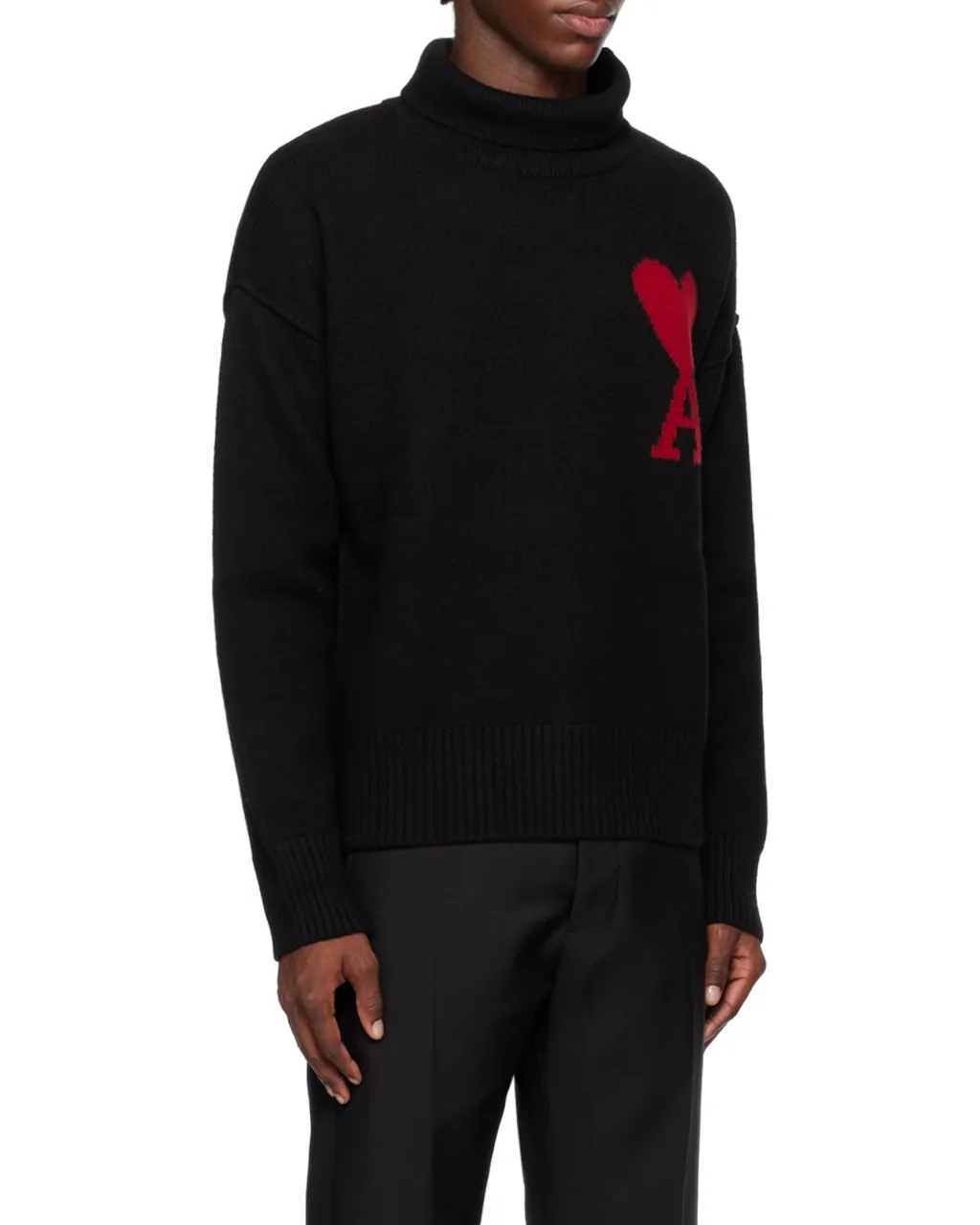Roll-Neck Knitted Jumper