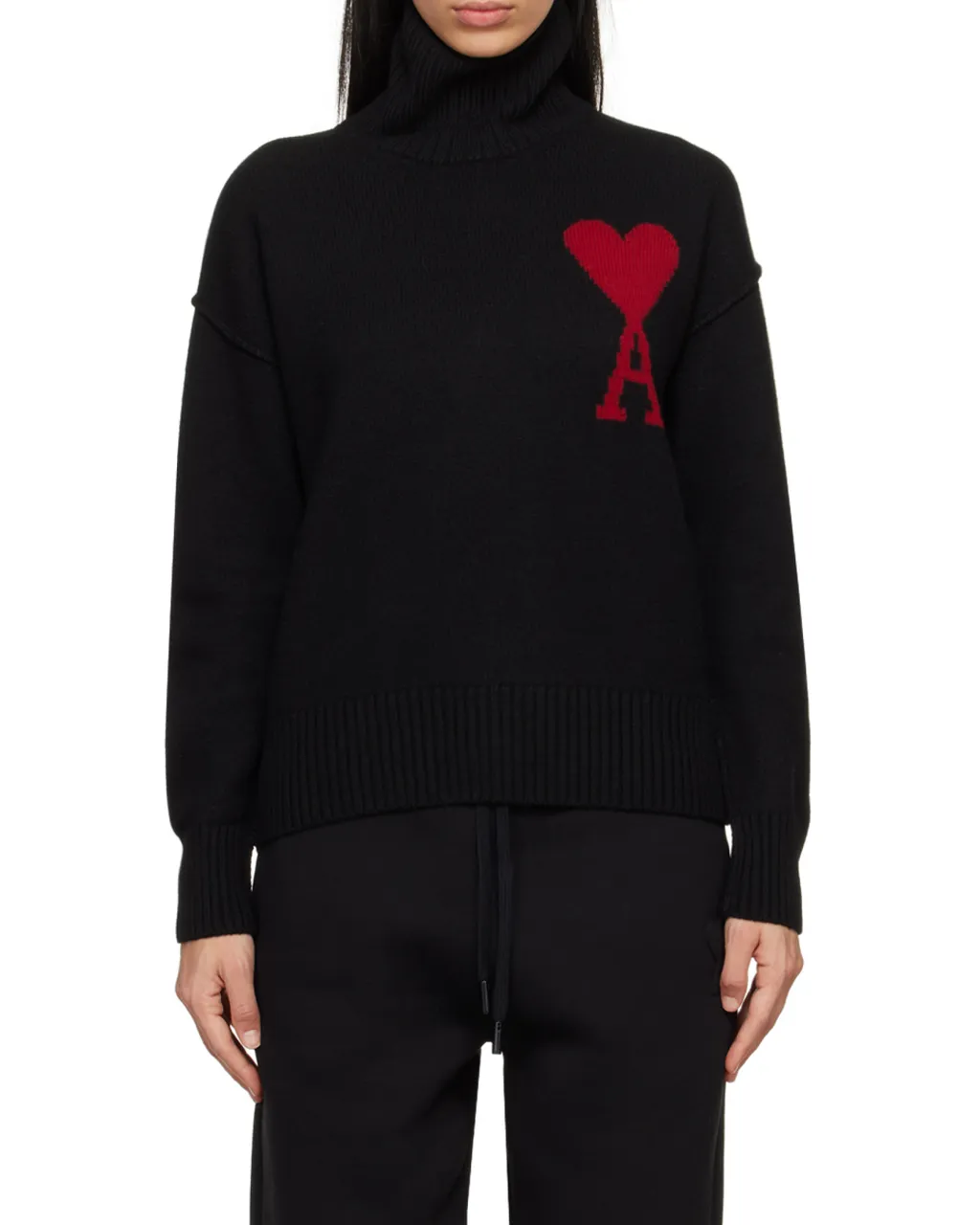 Roll-Neck Knitted Jumper