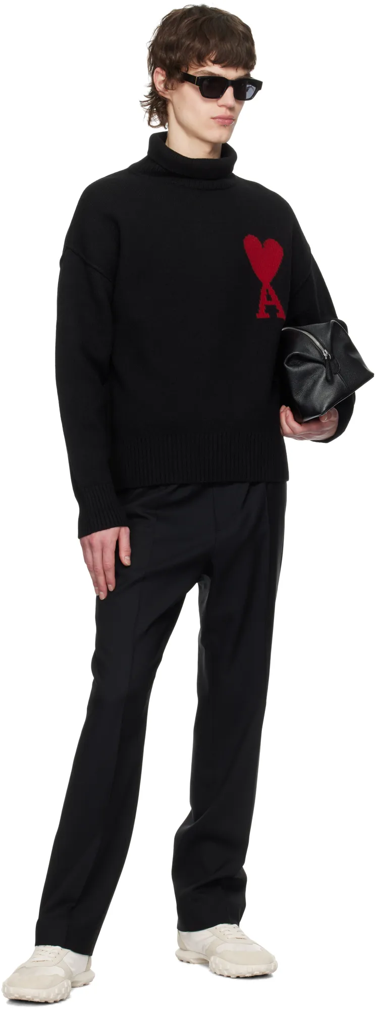 Roll-Neck Knitted Jumper