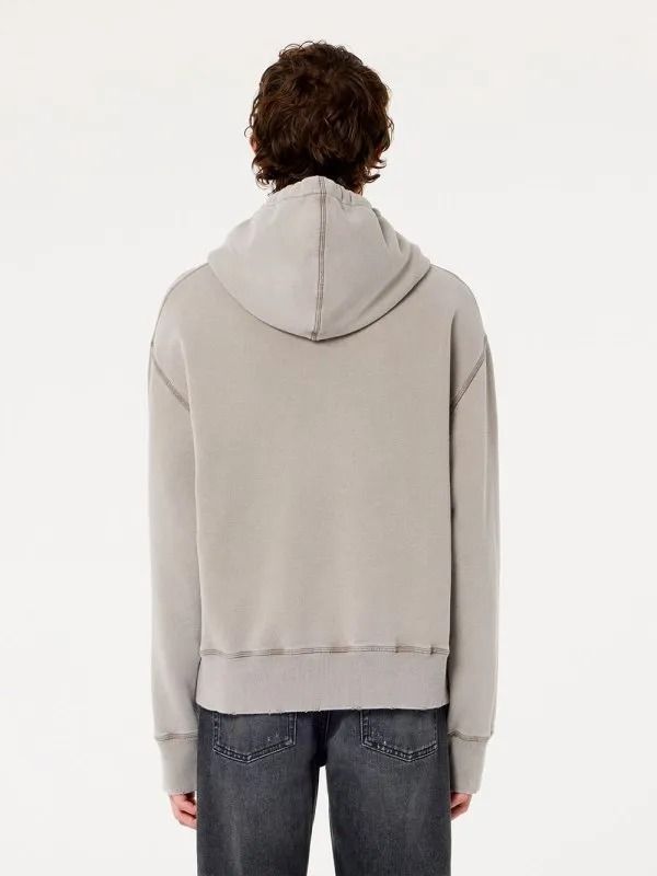 Ami Logo Embroidered Drawstring Hoodie