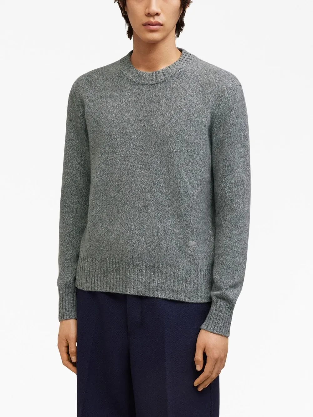Ami De Coeur Logo-Embroidered Knitted Jumper