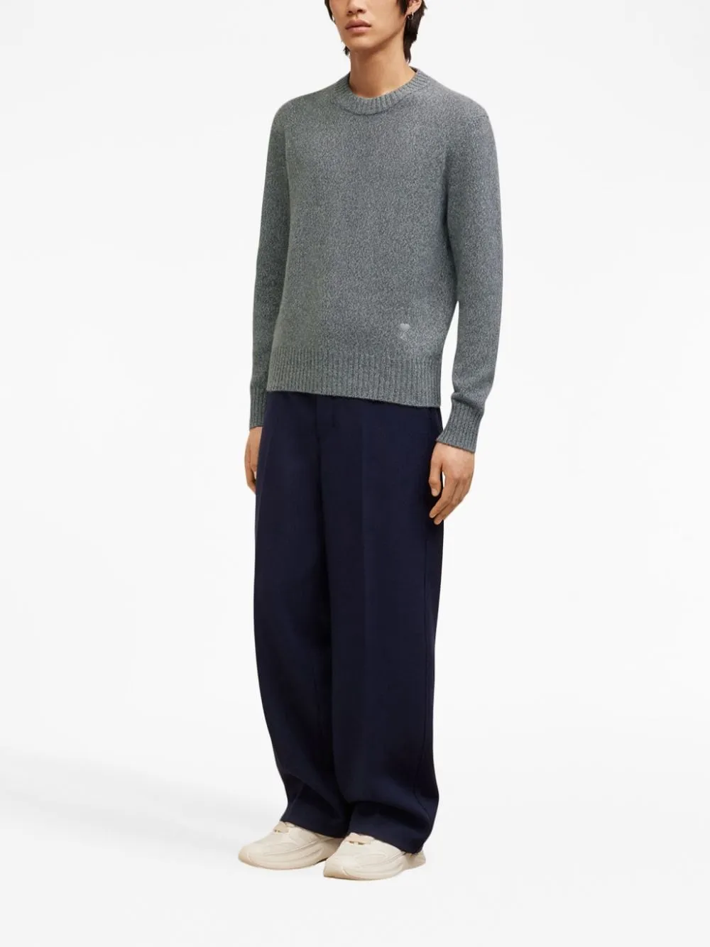 Ami De Coeur Logo-Embroidered Knitted Jumper