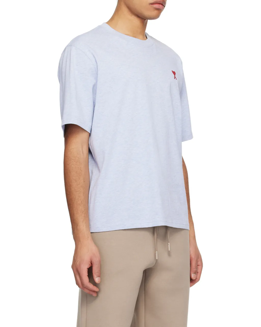 Ami De Coeur Logo Embroidered Crewneck T-Shirt