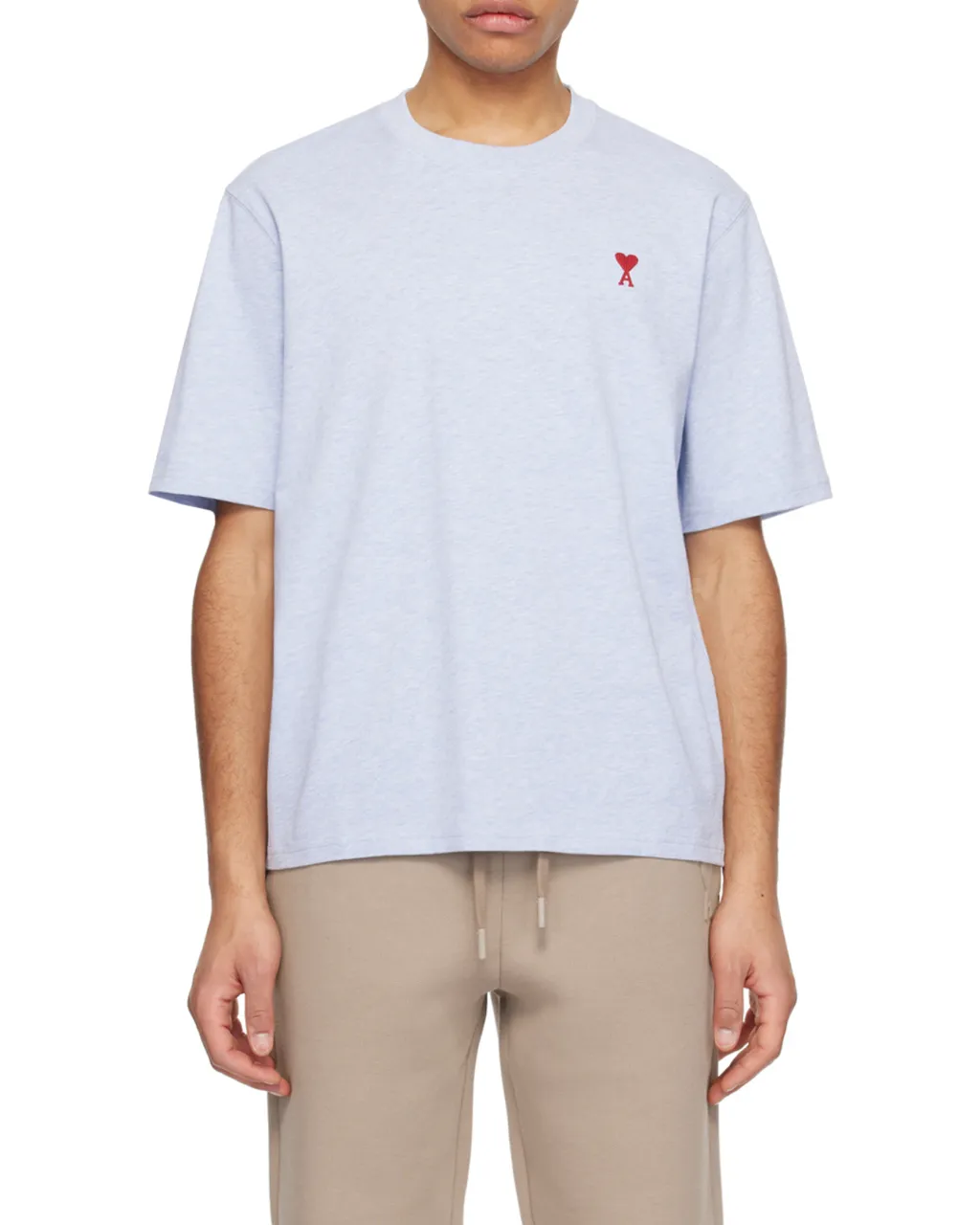 Ami De Coeur Logo Embroidered Crewneck T-Shirt